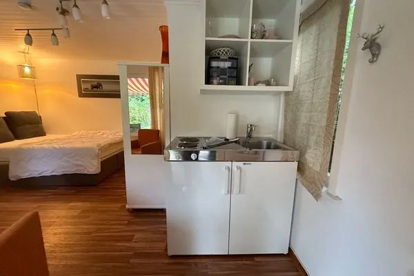 Küche / Küchenzeile Haus Kehrwieder Datscha Gartenhaus