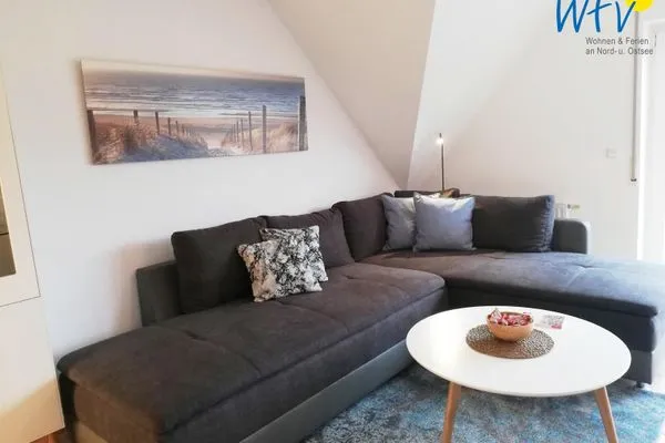 Wohnzimmer Haus Riffstraße 2c Ferienwohnung Urlaubsoase