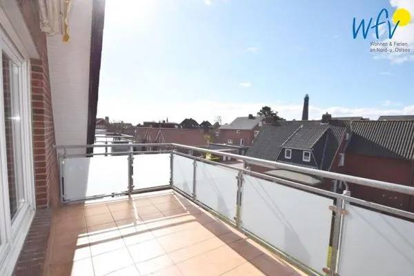 Balkon Haus Riffstraße 2c Ferienwohnung Urlaubsoase