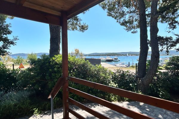 Blick ans Meer von der Terrasse