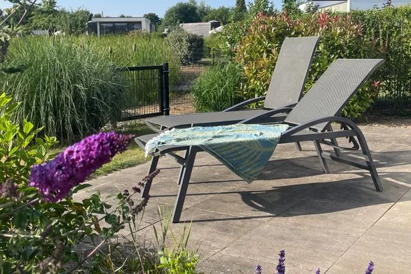  Marina Strandbad Chalet Inselperle mit Zaun Nr. 84