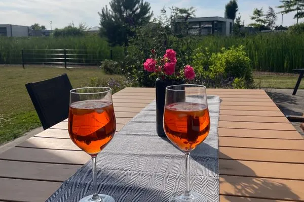  Marina Strandbad Chalet Inselperle mit Zaun Nr. 84