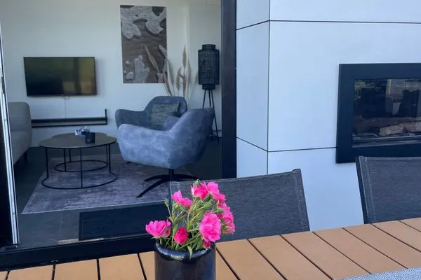  Marina Strandbad Chalet Inselperle mit Zaun Nr. 84