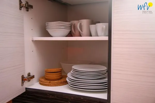 Küche / Küchenzeile Ferienhaus am Gutspark Dranske Ferienwohnung Sonnengruß