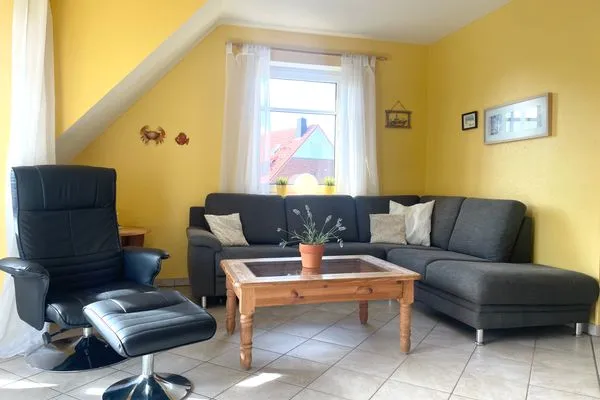 Hamburger Straße 7 FeWo 7 OG Sahlenburg - Wohnzimmer