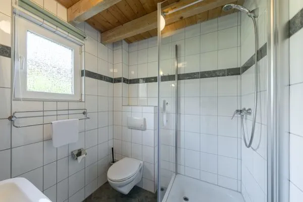 Ferienhaus Sonnenschein in Jabel Badezimmer mit Dusche  Sonnenschein