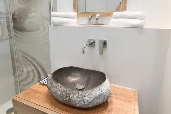 Ferienwohnung Dünensand Zingst Waschtisch  Dünensand