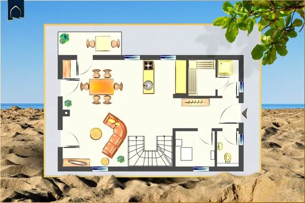 Grundriss  Ferienhaus JoHann