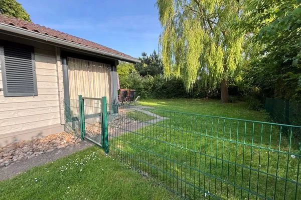 Gartenblick  Ferienhaus Weidenkate