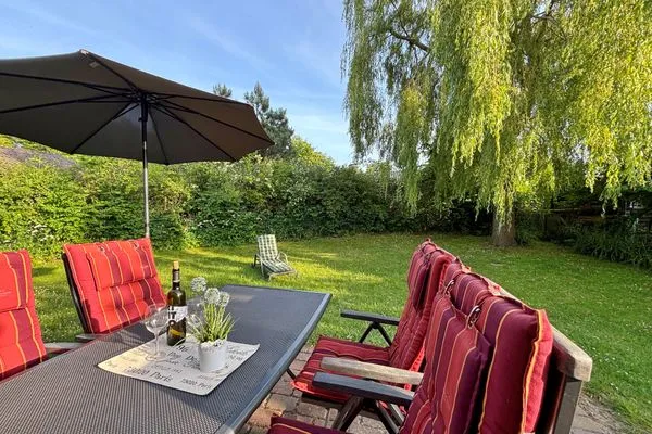 Garten  Ferienhaus Weidenkate