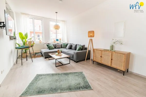 Wohnzimmer Haus Hummer Köbes Ferienwohnung Paul