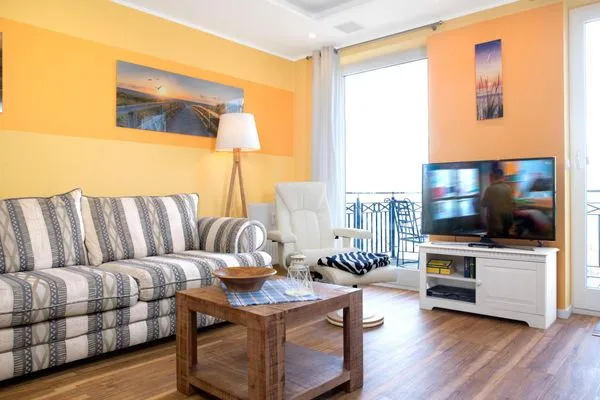Living room Ostsee Residenz Meeresblick Seaside