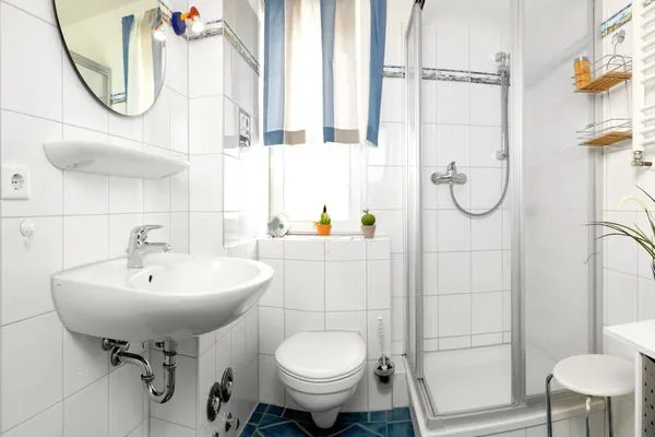 Bathroom Ostsee Residenz Meeresblick Strandläufer