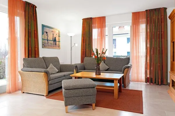 Wohnzimmer Ostsee Residenz Meeresblick Seemöwe