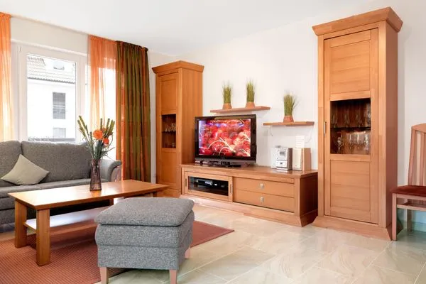 Wohnzimmer Ostsee Residenz Meeresblick Seemöwe