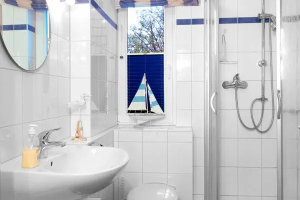 Badezimmer Ostsee Residenz Meeresblick Strandjuwel