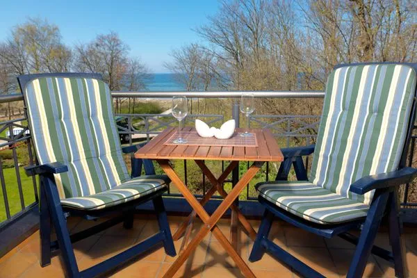 Balkon Ostsee Residenz Meeresblick Atelierwohnung Concha