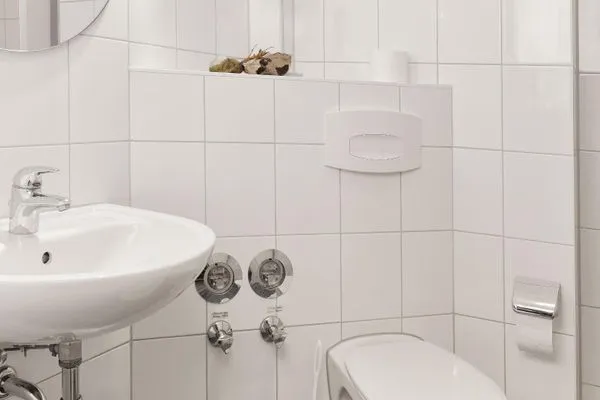 Badezimmer Ostsee Residenz Meeresblick Atelierwohnung Concha