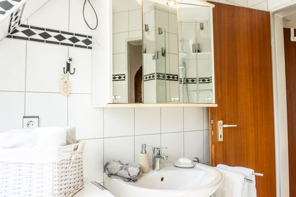  Ferienwohnung Wattlöwe Tönning - Spiegelschrank