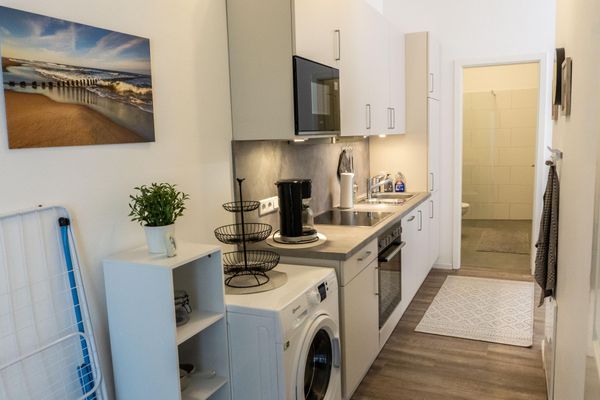  Ferienwohnung Amrum auf dem Holmhof Poppenbüll,Osterhever,Tetenbüll - Waschmaschine