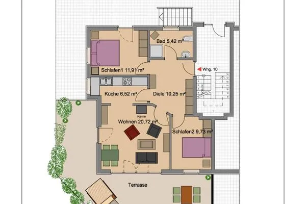 Ground plan Landhaus Residenz Ostsee Wellenreiter