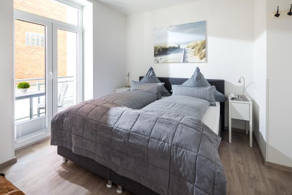 König Apartments Wohnung 2 Norderney-Stadt - Schlafzimmer