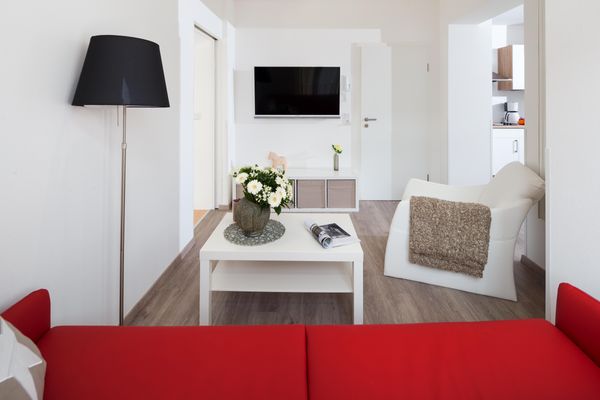 König Apartments Wohnung 3 Norderney-Stadt - Wohnzimmer