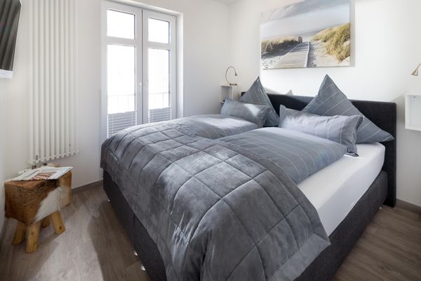 König Apartments Wohnung 5 Norderney-Stadt - Schlafzimmer