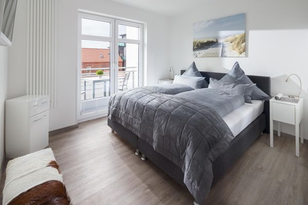 König Apartments Wohnung 6 Norderney-Stadt - Schlafzimmer