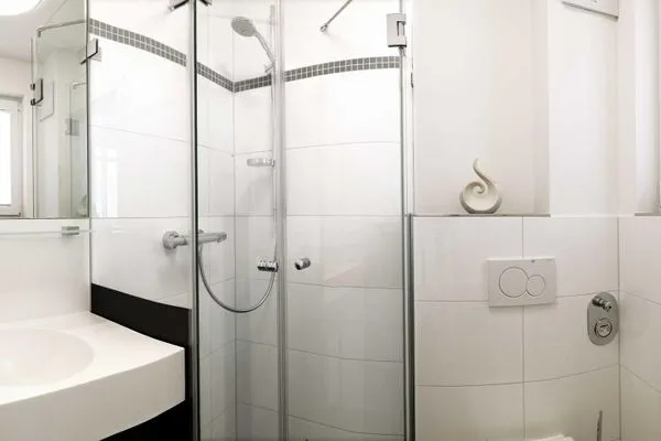 Bathroom Doppelhäuser zum Reetmoor Haus Kirsten