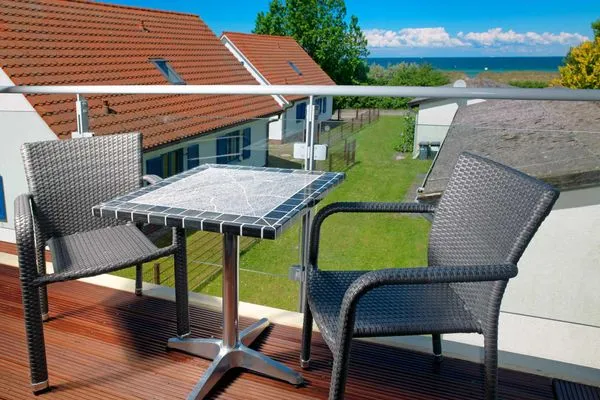 Balcony Doppelhäuser zum Reetmoor Haus Kirsten