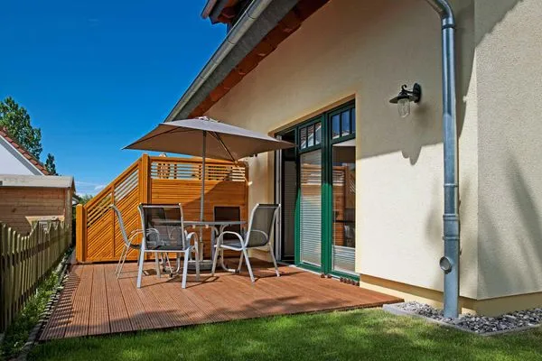 Terrace Doppelhäuser zum Reetmoor Haus Kirsten