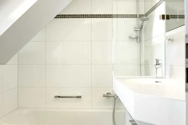 Bathroom Doppelhäuser zum Reetmoor Haus Theresa