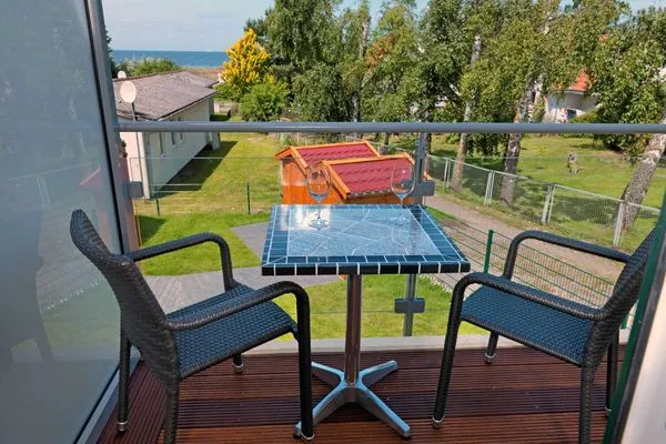 Balcony Doppelhäuser zum Reetmoor Haus Friederike