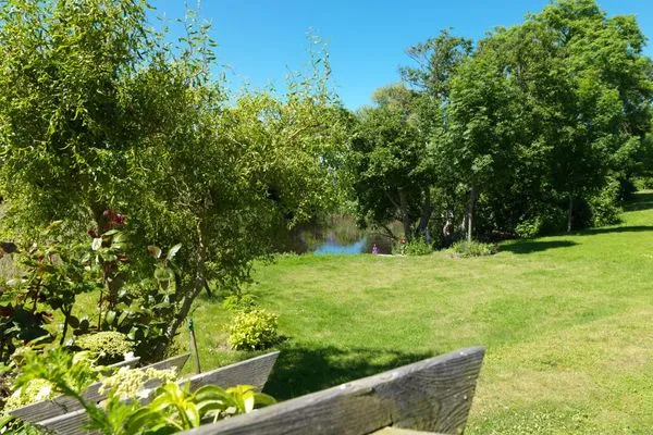 Landschaft  Hus an Diek