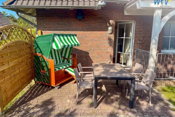 Garten Haus Dünenrose Ferienwohnung Seehund