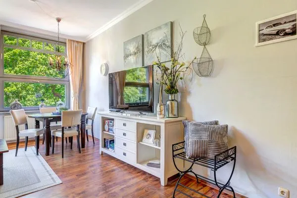 Wohnzimmer  Haus Seeadler, Whg. Kranich