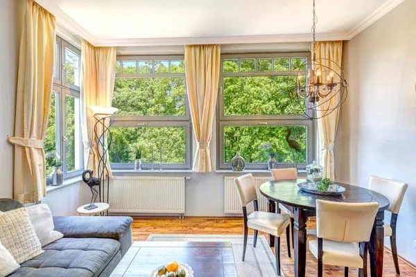 Wohnzimmer  Haus Seeadler, Whg. Kranich