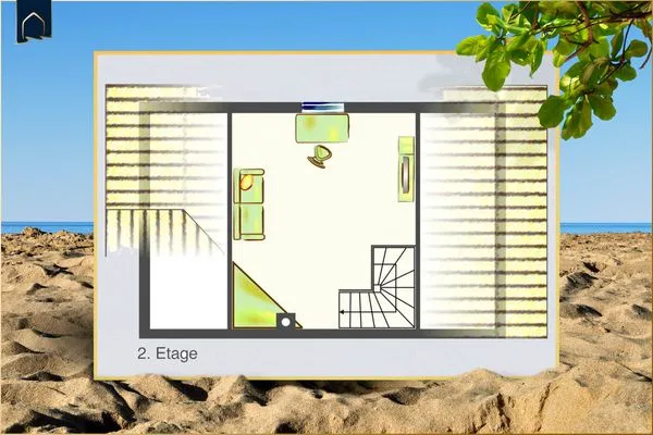 Grundriss  Ferienhaus Haffglück