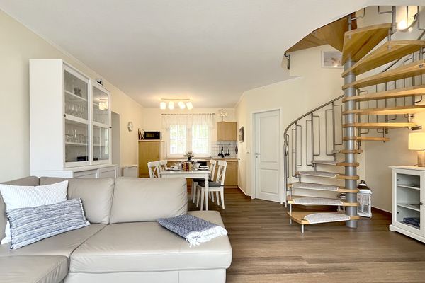  Am Deich 31 Haus Sommerliebe Zingst - Wohnzimmer