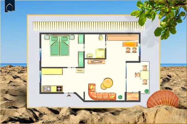 Grundriss Seeblick Anlage App. Oberdeck