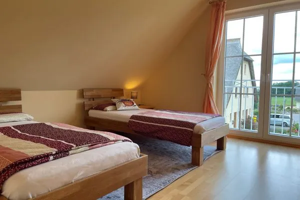 3. Schlafzimmer mit 2 Einzelbetten  Lavendel-Quelle