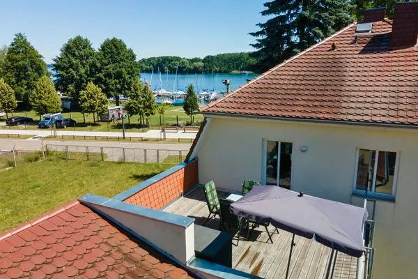 Apartment Strandglück Malchow - großzügige Dachterrasse  Strandglück
