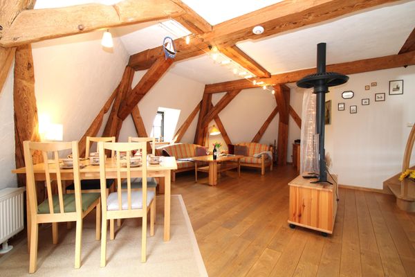  Brunshauptener Mühle Fewo 6 Kühlungsborn-Ost - Wohnzimmer