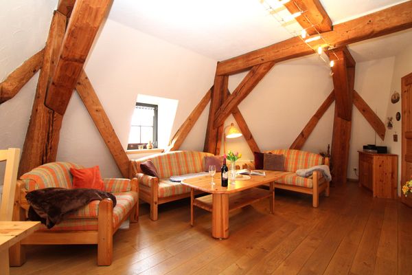  Brunshauptener Mühle Fewo 6 Kühlungsborn-Ost - Wohnzimmer