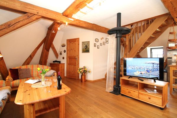  Brunshauptener Mühle Fewo 6 Kühlungsborn-Ost - Wohnzimmer