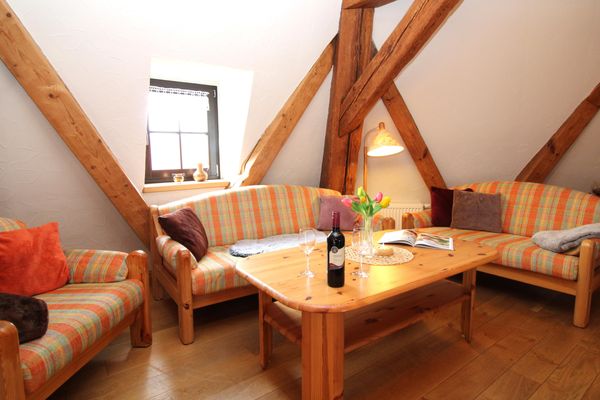  Brunshauptener Mühle Fewo 6 Kühlungsborn-Ost - Wohnzimmer