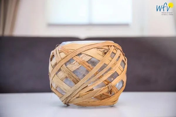 Dekoratives Detail Ferienhaus am Gutspark Dranske Ferienwohnung Silbergras