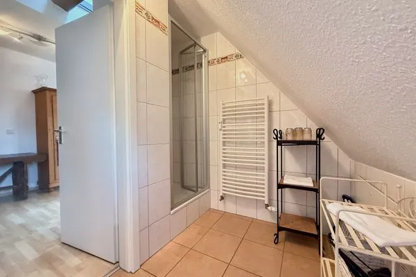  Ferienwohnung Doberauer Lindau Insel - Dusche im Badezimmer