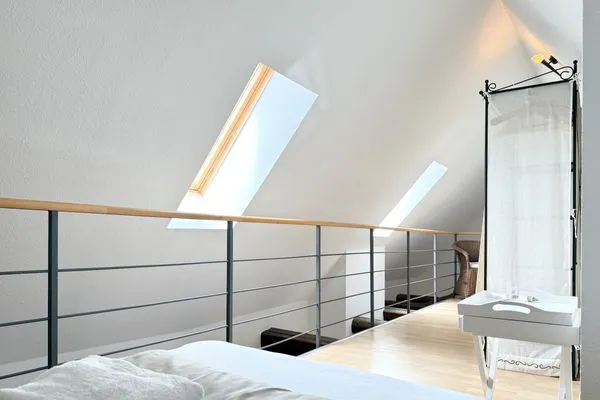  Ferienwohnung Doberauer Lindau Insel - Schlafzimmer - Doppelbett